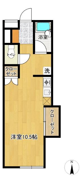 ドルフフジミＢ棟（102） 間取り図画像
