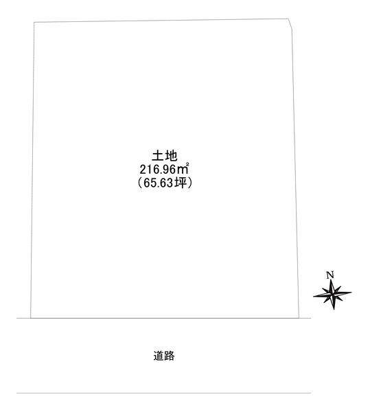 平塚市真田四丁目　土地 区画図