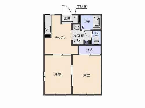 ディアスＴ＆Ｙ　Ｂ（103） 間取り図画像