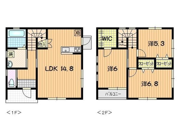 エテルノカーサC棟 間取り図画像