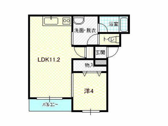 プロージェ永井（101） 間取り図画像
