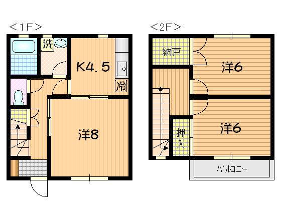 オリザⅠ棟（C） 間取り図画像