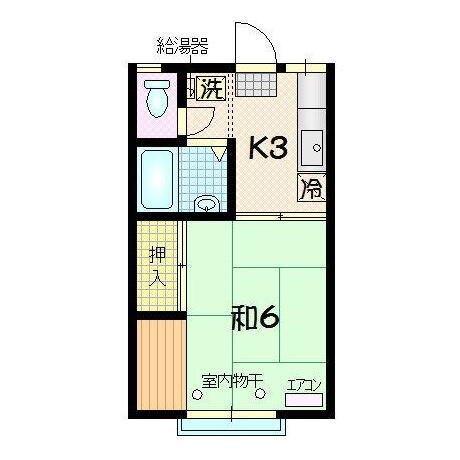 ファミーユ都南Ｂ（202） 間取り図画像