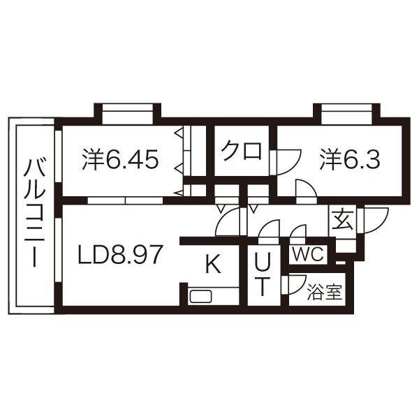 rouge pommier　（ルージュポミエ）（101） 間取り図画像