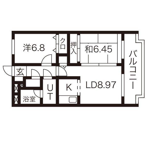 パルテール泉（102） 間取り図画像