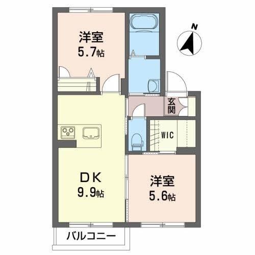 シャーメゾン・ポルトC（101） 間取り図画像