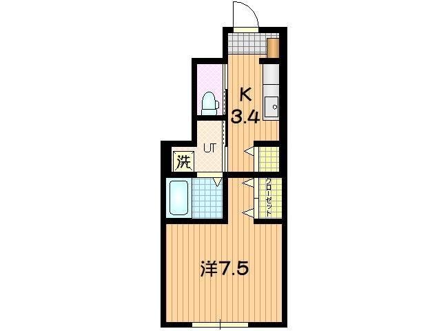 ｐｒｕｎｅ（102） 間取り図画像
