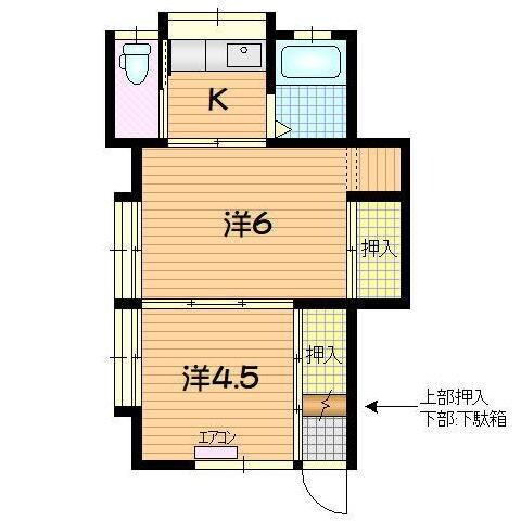 前沢荘（7） 間取り図画像