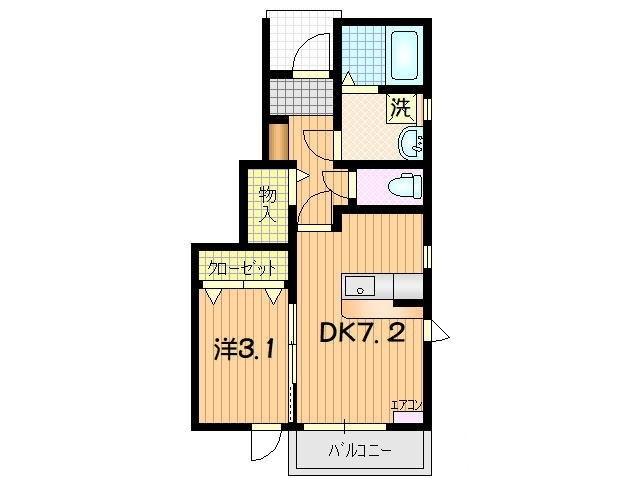 フルハウスⅡ（102） 間取り図画像