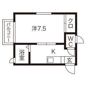 アネシス　Ａ（101） 間取り図画像
