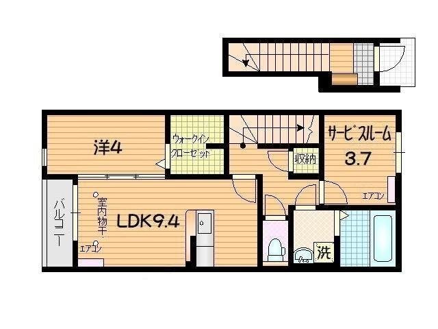 クロノス（201） 間取り図画像