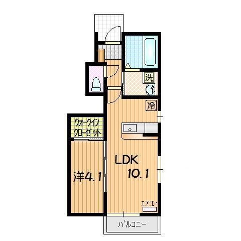 Padma（101） 間取り図画像