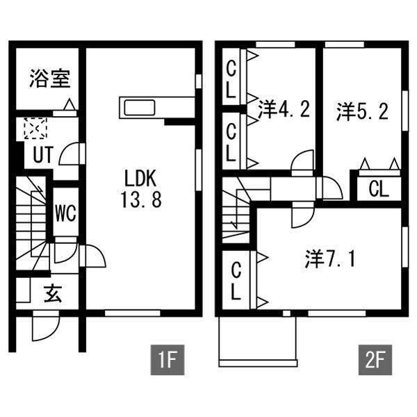 ApisⅤ　A棟（2） 間取り図画像