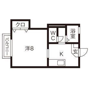 ベルフラワー・N（102） 間取り図画像