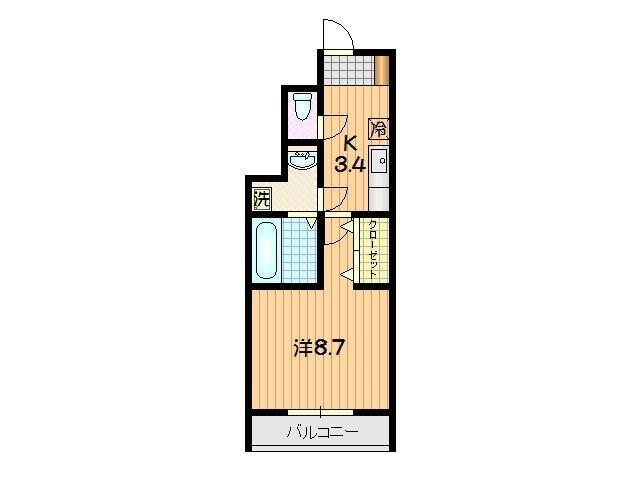 アメージング N.Y（103） 間取り図画像