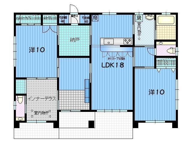 伊藤様貸家（1） 間取り図画像