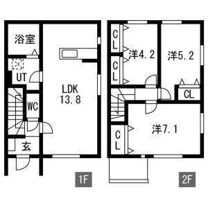 Apis Ⅴ B棟（2） 間取り図画像