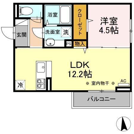 フォーチューン（205） 間取り図画像