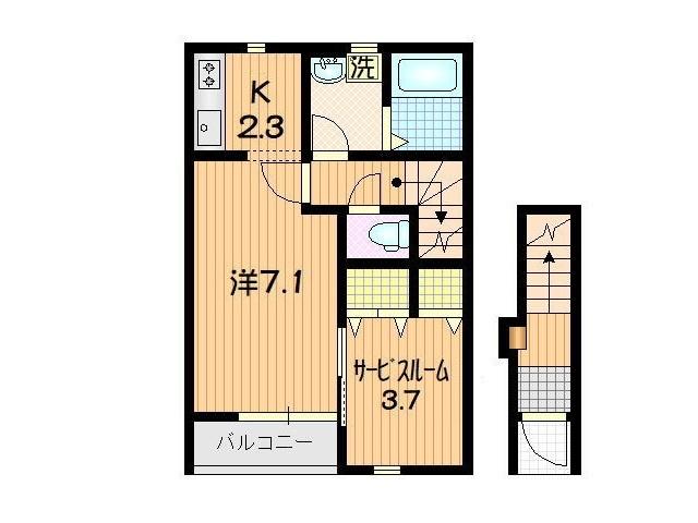 ＫＩＮＧＤＯＭ　Ⅱ（202） 間取り図画像