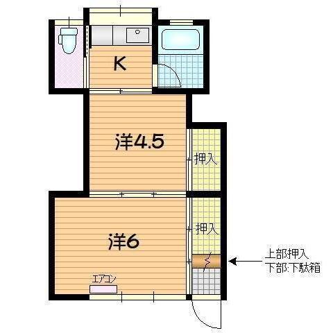 前沢荘（8） 間取り図画像
