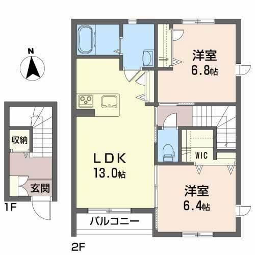 シャーメゾン・ヴィレッタA（202） 間取り図画像