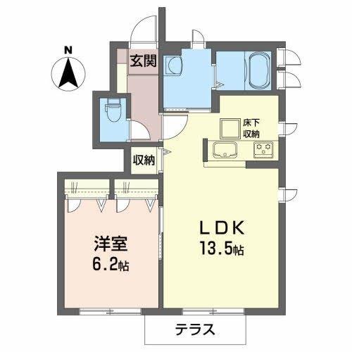 Kブランシェ　C（102） 間取り図画像