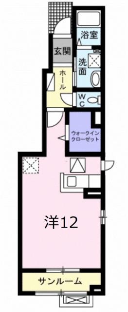 オリーブ（101） 間取り図画像