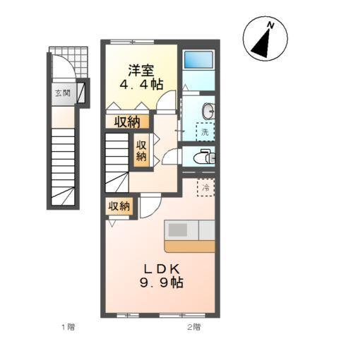 メゾンＨＡＬ（メゾンハル） 間取り図画像