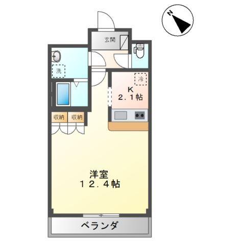 コスモスイート 間取り図画像
