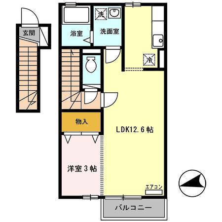 ガイア（202） 間取り図画像