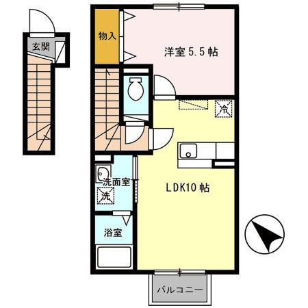パインヒルズ（201） 間取り図画像