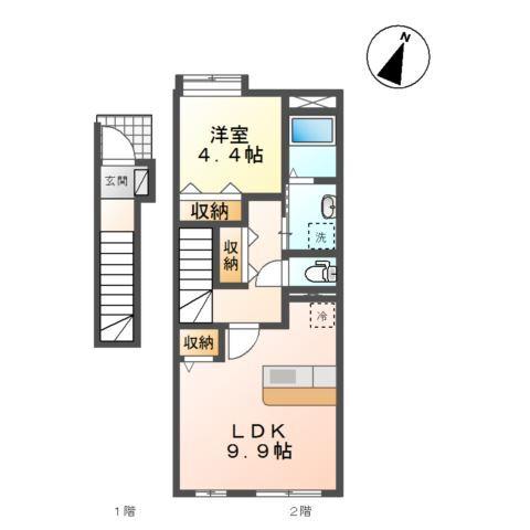 メゾンＨＡＬ（メゾンハル） 間取り図画像