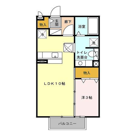 レーベンセイナン（103） 間取り図画像