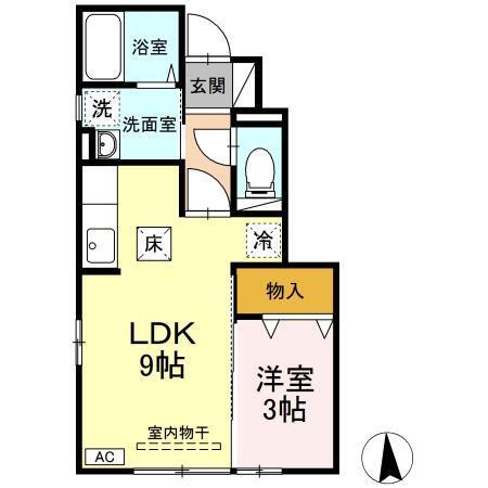 ベルメゾンⅡ（102） 間取り図画像