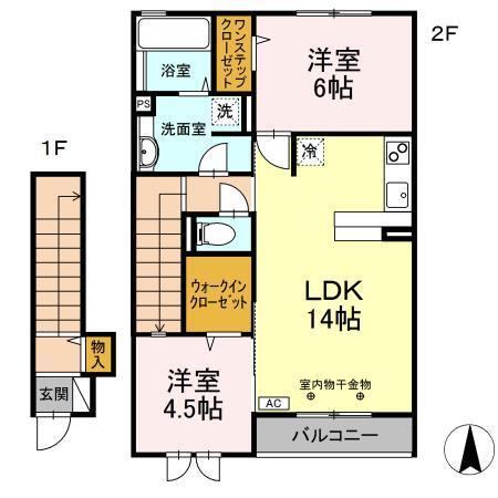 サンフラワーＹ（202） 間取り図画像