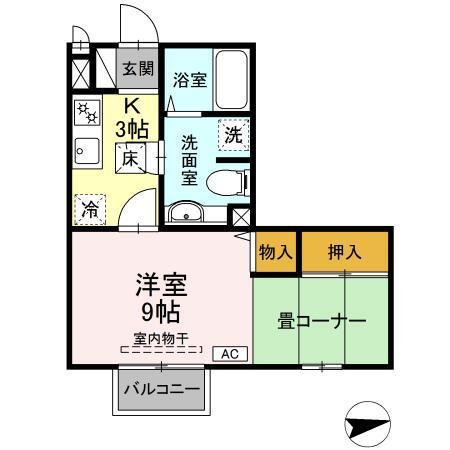 カシオペア（101） 間取り図画像