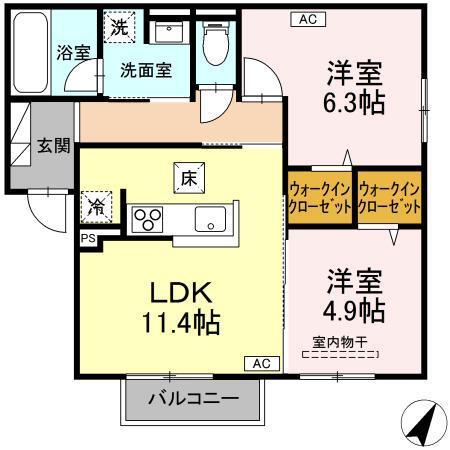  間取り図写真
