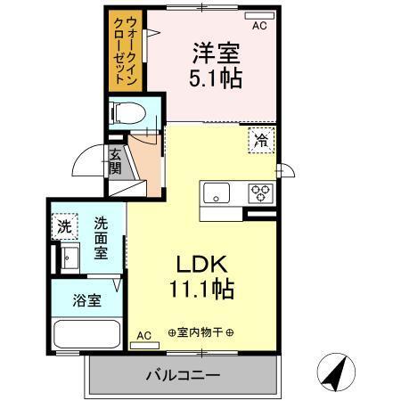 カンパーレ　ＧＡ（301） 間取り図画像