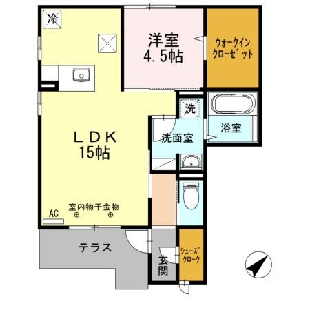 アビエス　Ｂ（101） 間取り図画像