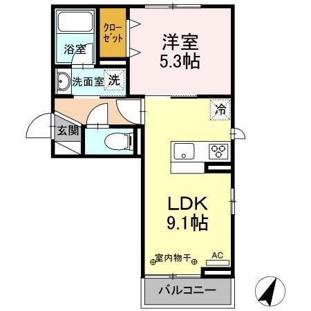 ラ・ルーチェ上田レジデンス（301） 間取り図画像