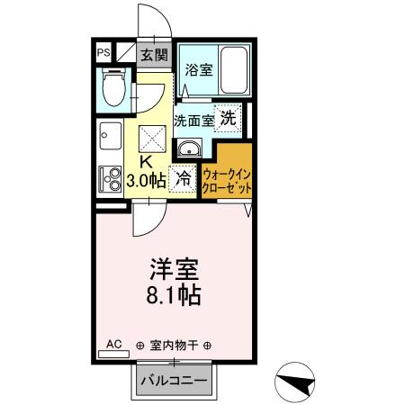 グラーティアⅡ（105） 間取り図画像