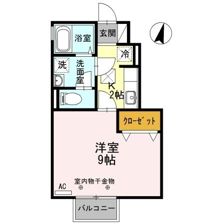 ラコルタ前九年（102） 間取り図画像