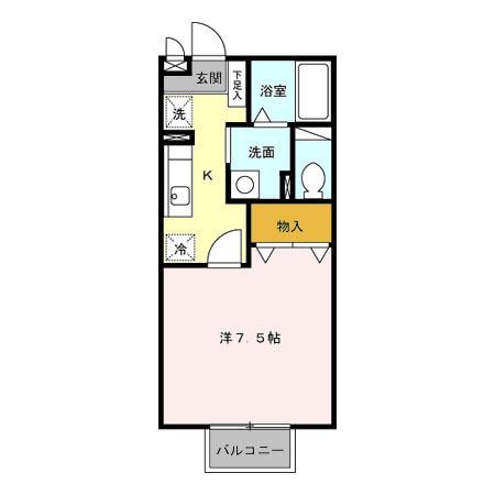 サンテラスＰｉｘｙ（205） 間取り図画像
