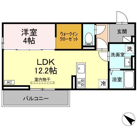 CLASSEUM盛岡駅前　Ⅱ（103） 間取り図画像