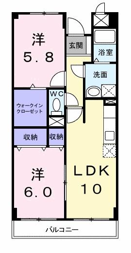 アクシスコート（302） 間取り図画像