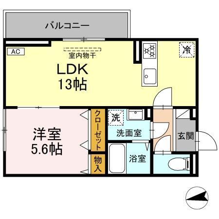 ベルディール（305） 間取り図画像