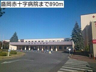 盛岡赤十字病院：890m