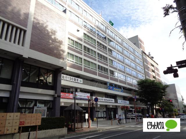 盛岡市役所：3573m