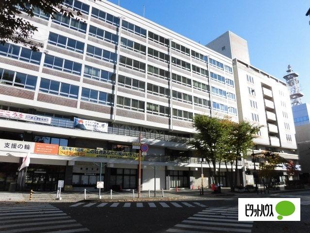 盛岡市役所：3577m