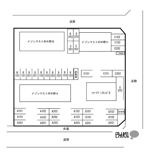 メゾンマスト向中野C（101） 物件画像